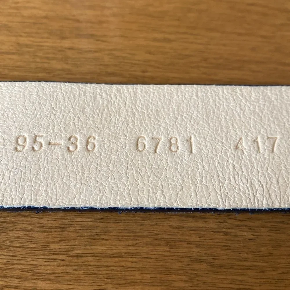 Hugo Boss suede belt